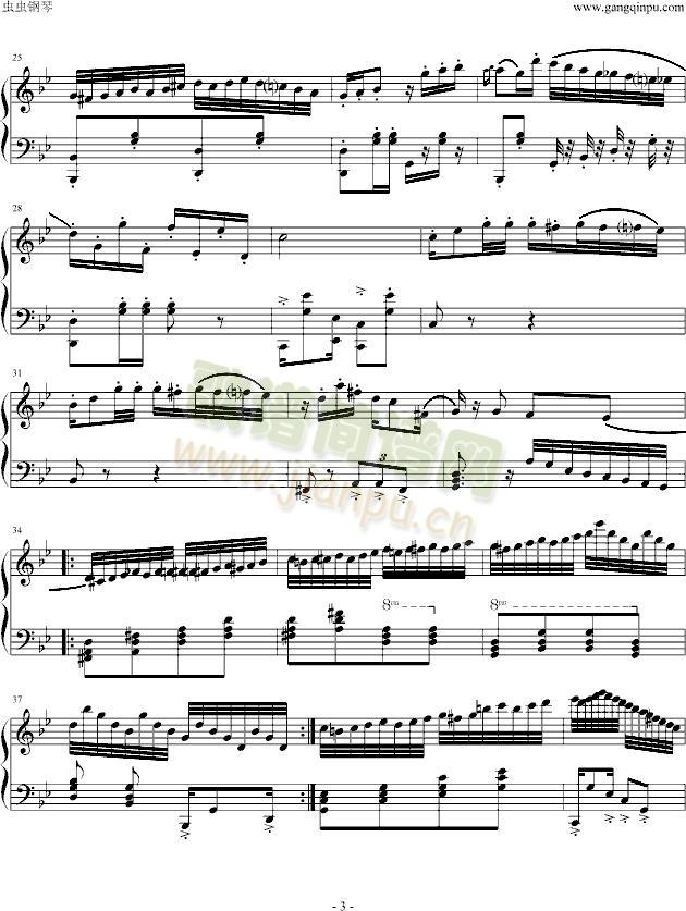 假面舞(钢琴谱)3