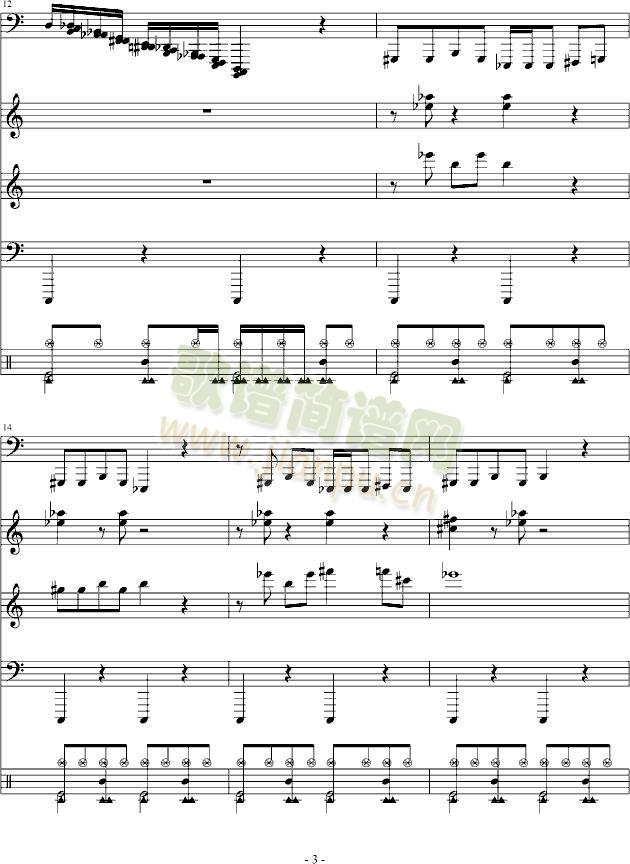 FC—马力医生(钢琴谱)3