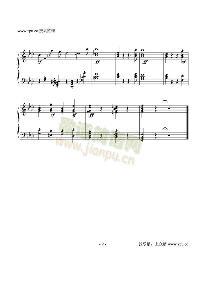 allegro(钢琴谱)9