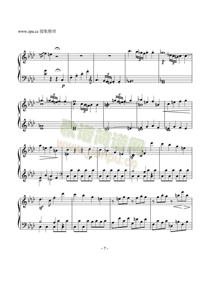 allegro(钢琴谱)7