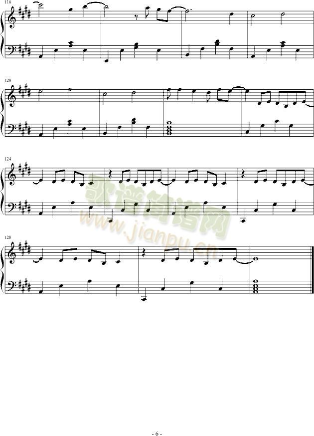 innocence(钢琴谱)6