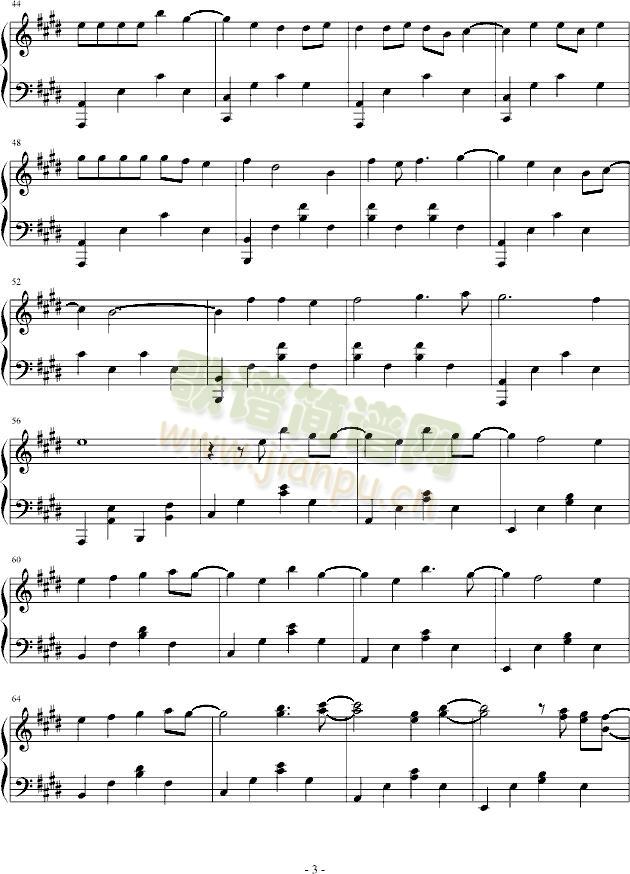 innocence(钢琴谱)3