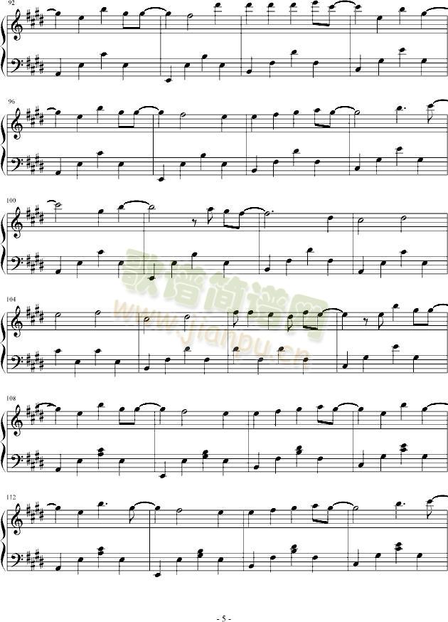 innocence(钢琴谱)5