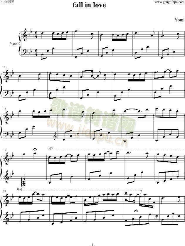 fall(钢琴谱)1