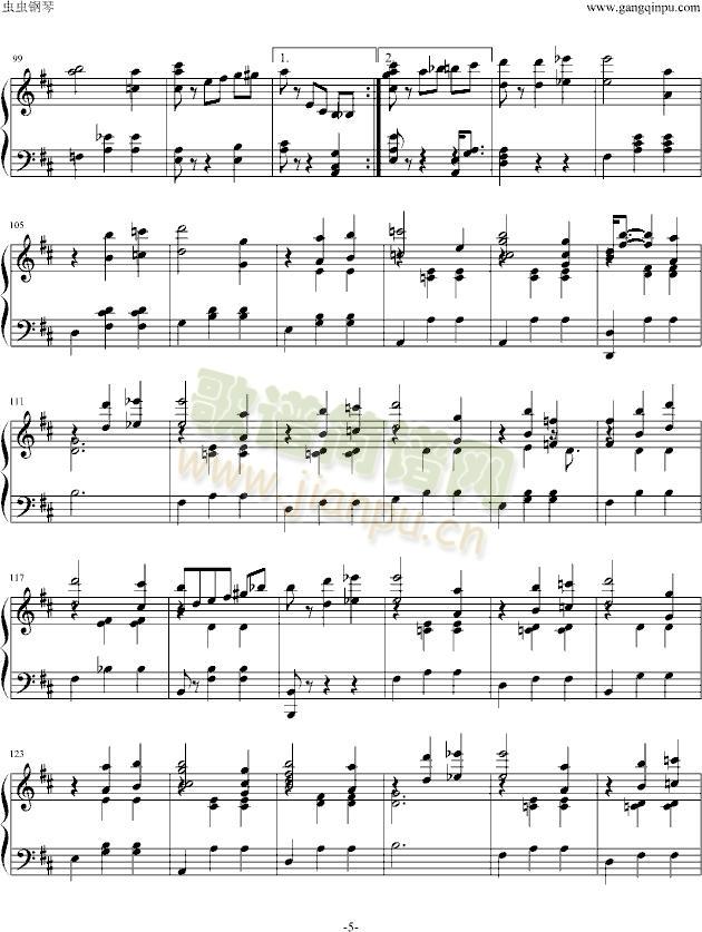 花之圆舞曲(钢琴谱)5