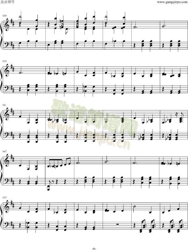 花之圆舞曲(钢琴谱)6