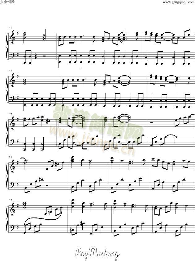 僕は、鳥になる(钢琴谱)3