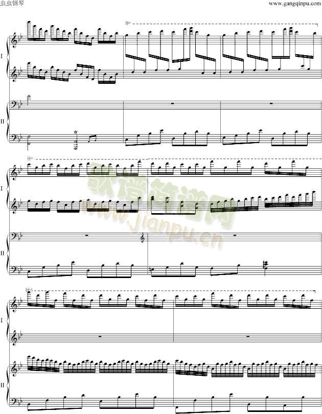 红灯笼(钢琴谱)6