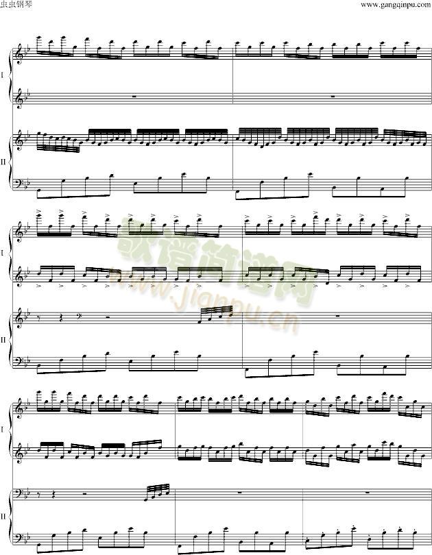 红灯笼(钢琴谱)7