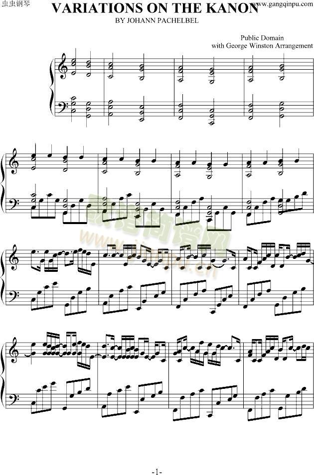 VARIATIONS(钢琴谱)1
