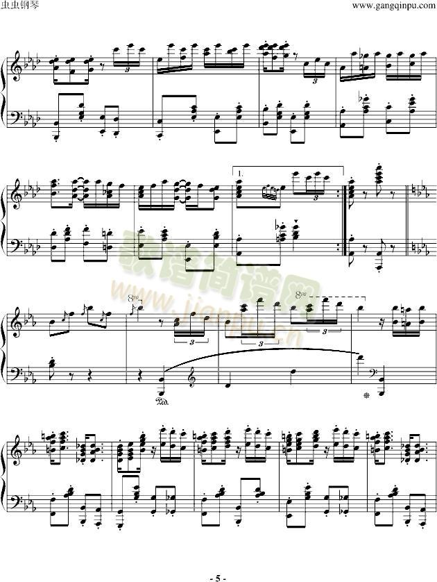 Nightingale(钢琴谱)5