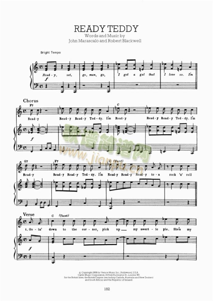 READYTEDDY(钢琴谱)1