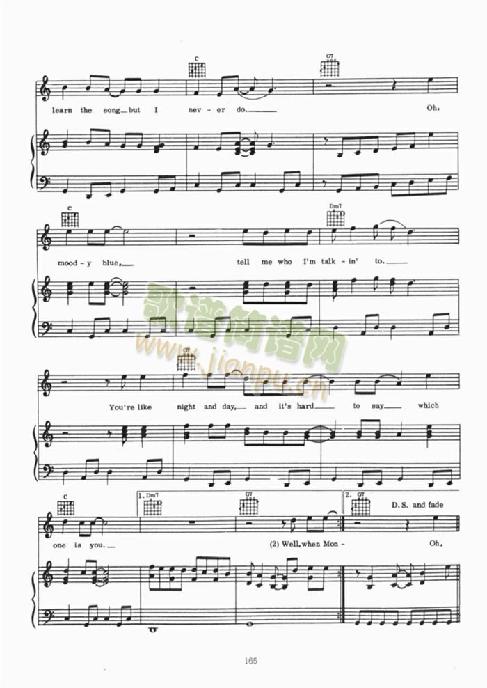 MOODYBLUE(钢琴谱)3