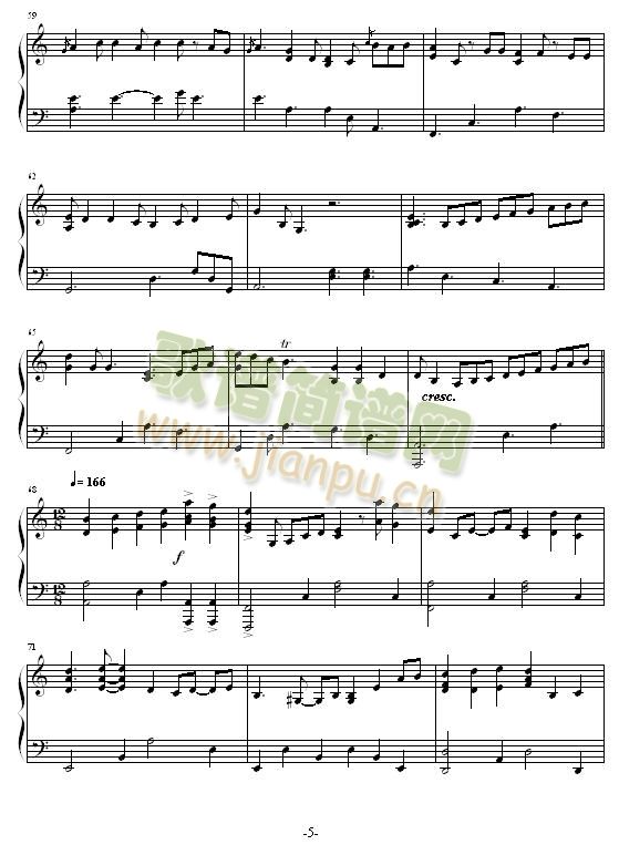 冰莲-韩剧配乐(钢琴谱)5