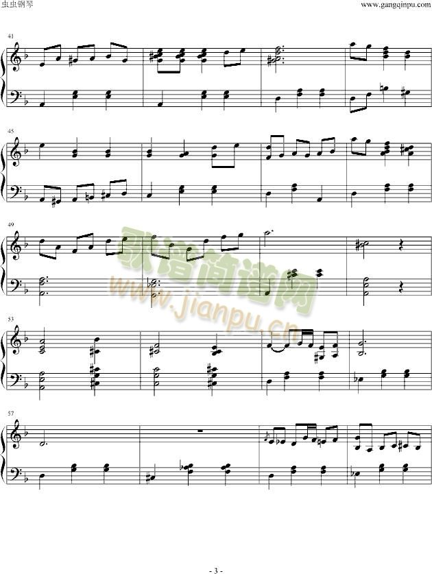 魔兽世界WorldofWarcraft-Karazhan(钢琴谱)3