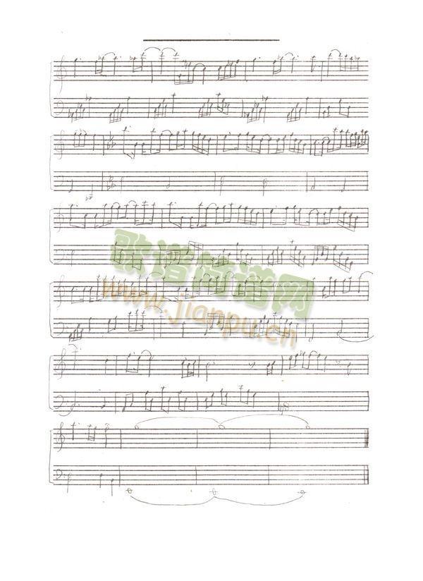 被风吹过的夏天钢琴谱(钢琴谱)3