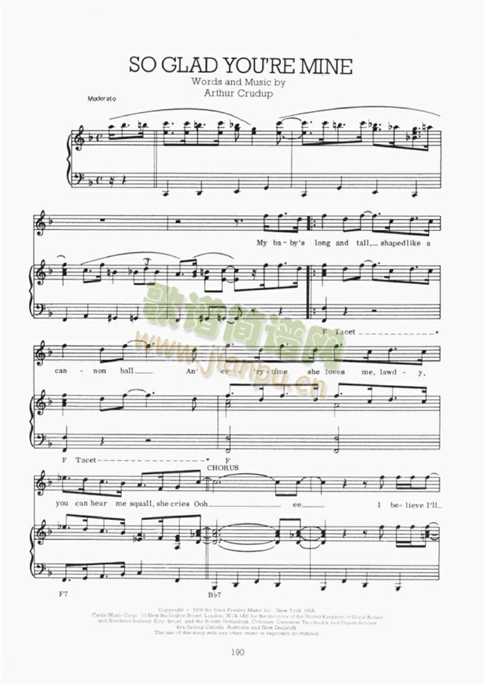 SOGLADYOUREMINE(钢琴谱)1