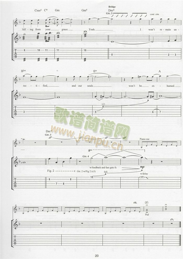 SINGFORABSOLUTION(钢琴谱)5