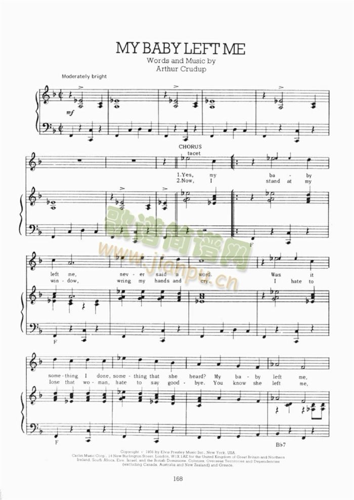 MYBABYLEFTME(钢琴谱)1