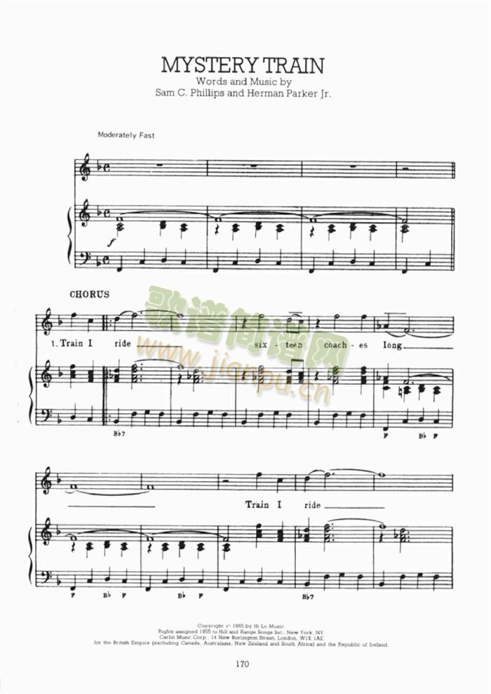 MYSTERYTRAIN(钢琴谱)1