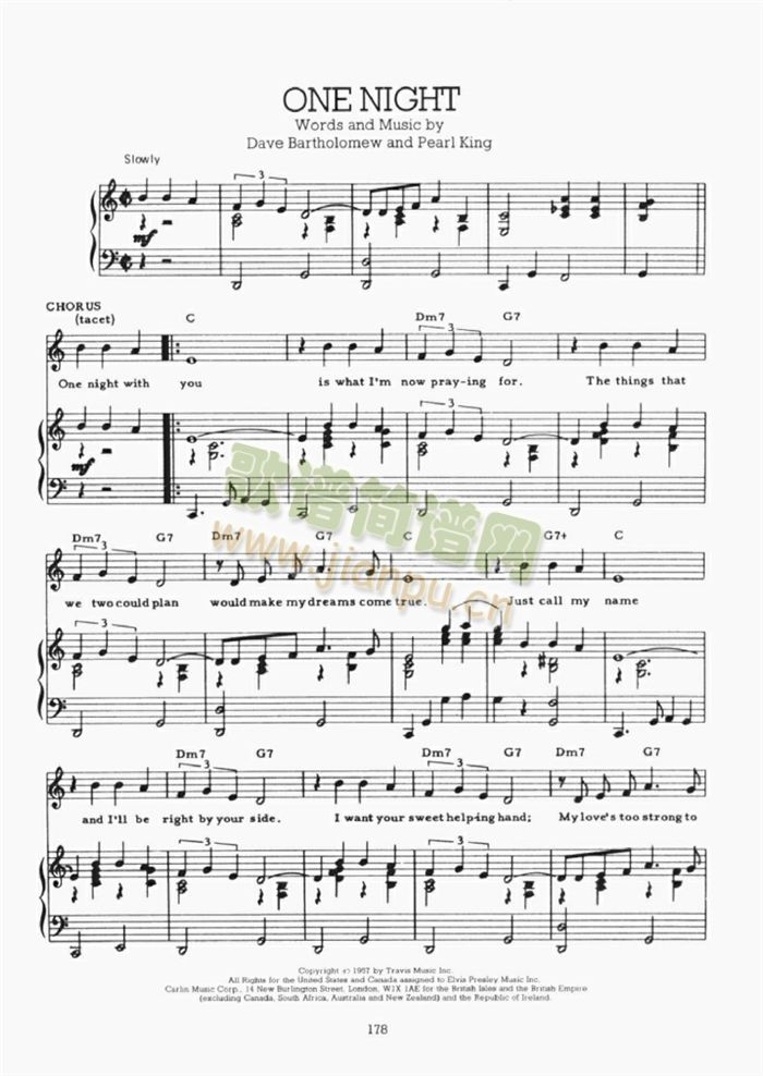 ONENIGHT(钢琴谱)1