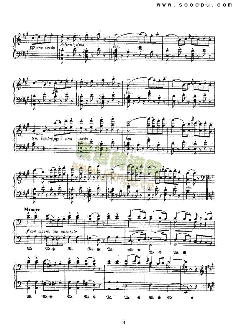 孤挺花键盘类钢琴(其他乐谱)3