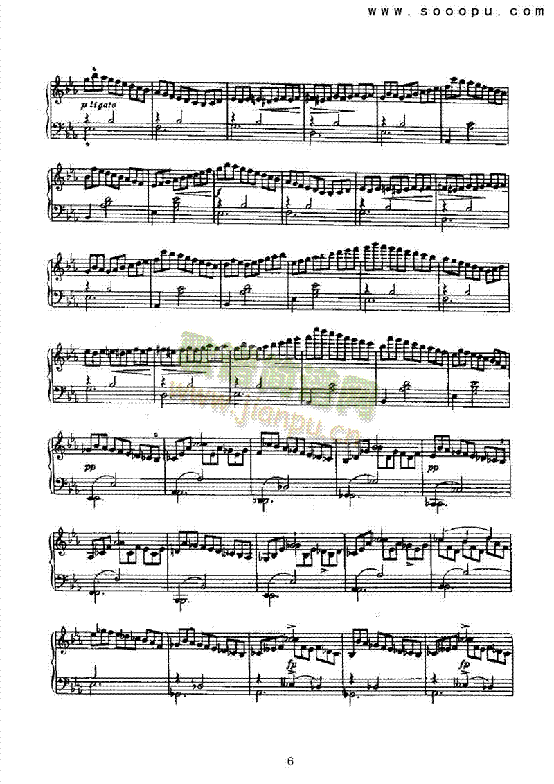 即兴曲键盘类钢琴(其他乐谱)6