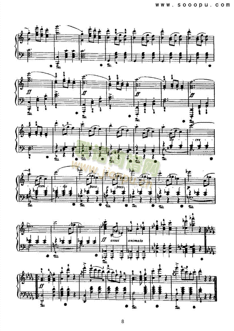 邀舞键盘类钢琴(其他乐谱)8