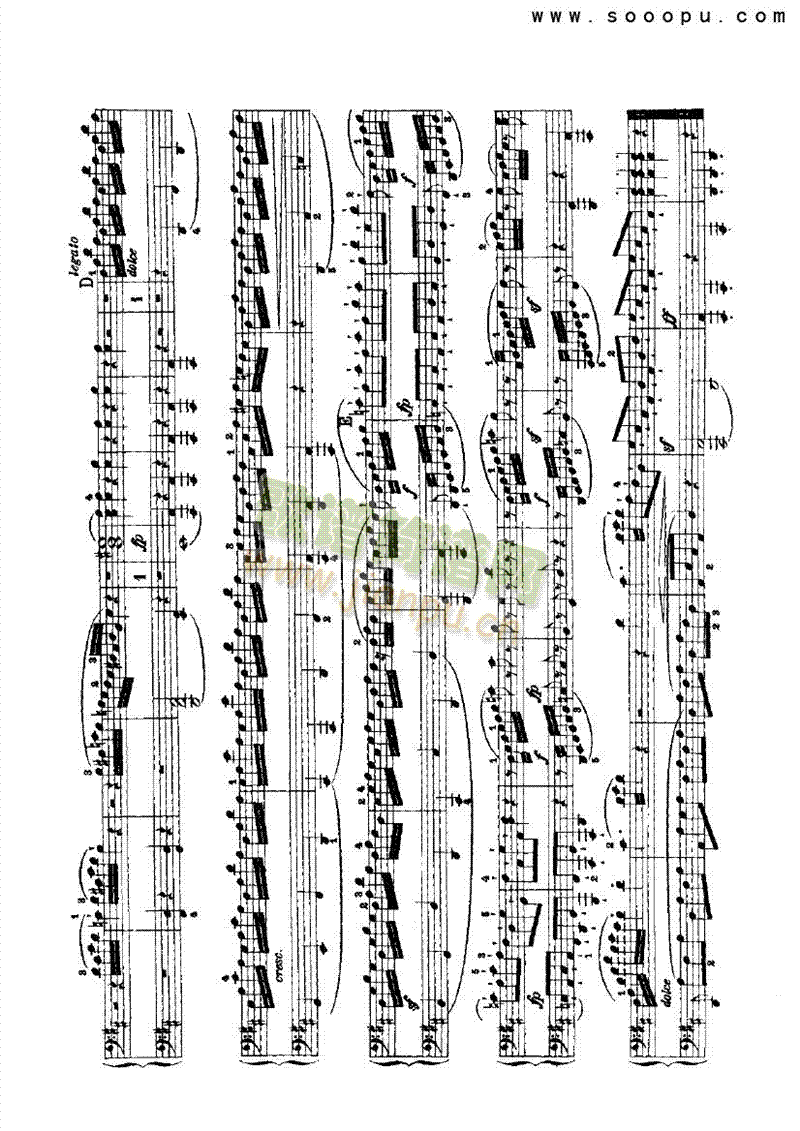 变奏曲2—四手联弹键盘类钢琴(其他乐谱)9