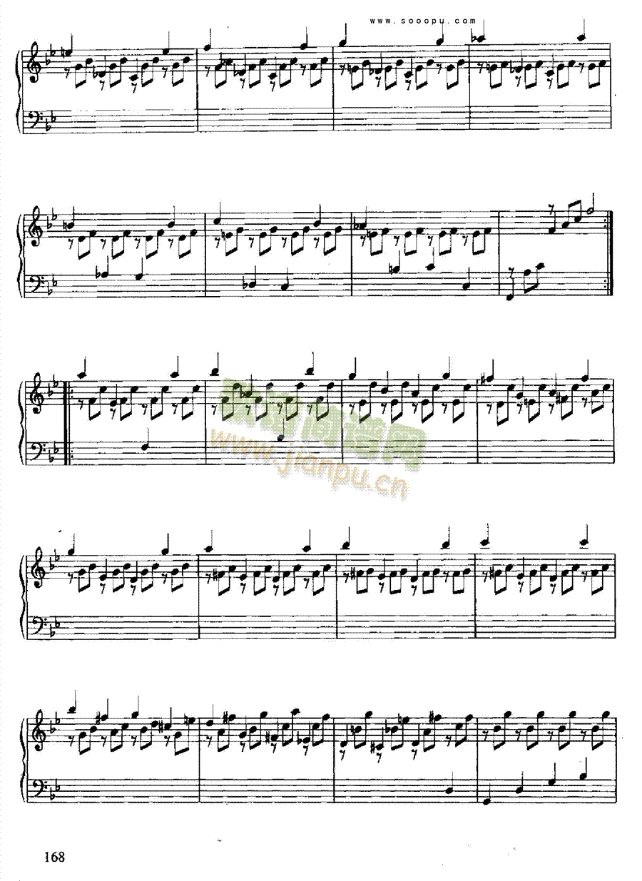 六首古组曲键盘类钢琴(其他乐谱)11