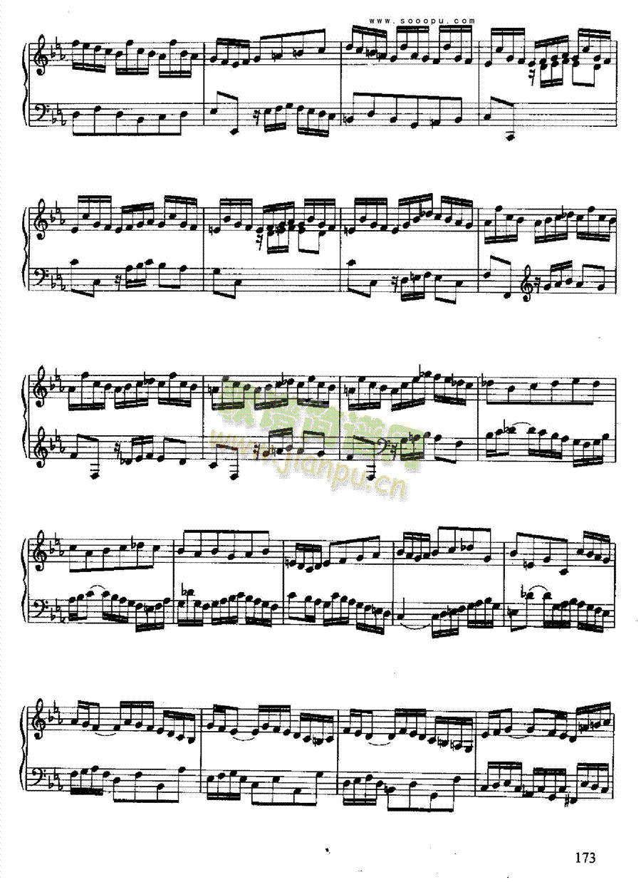 六首古组曲键盘类钢琴(其他乐谱)16