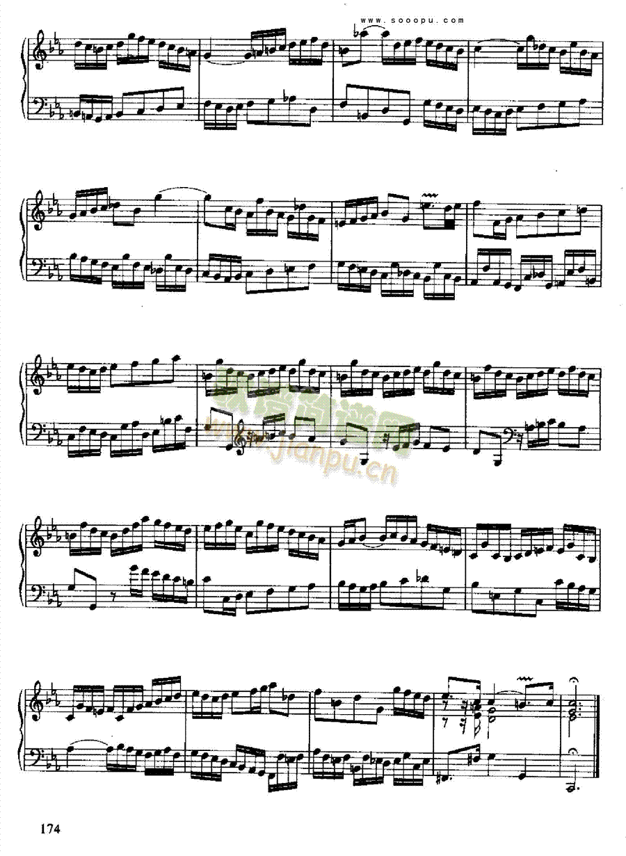 六首古组曲键盘类钢琴(其他乐谱)17