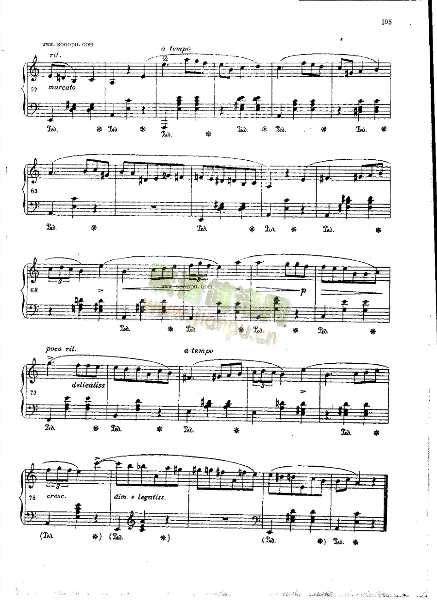 玛祖卡OP.67Nr4键盘类钢琴(其他乐谱)3