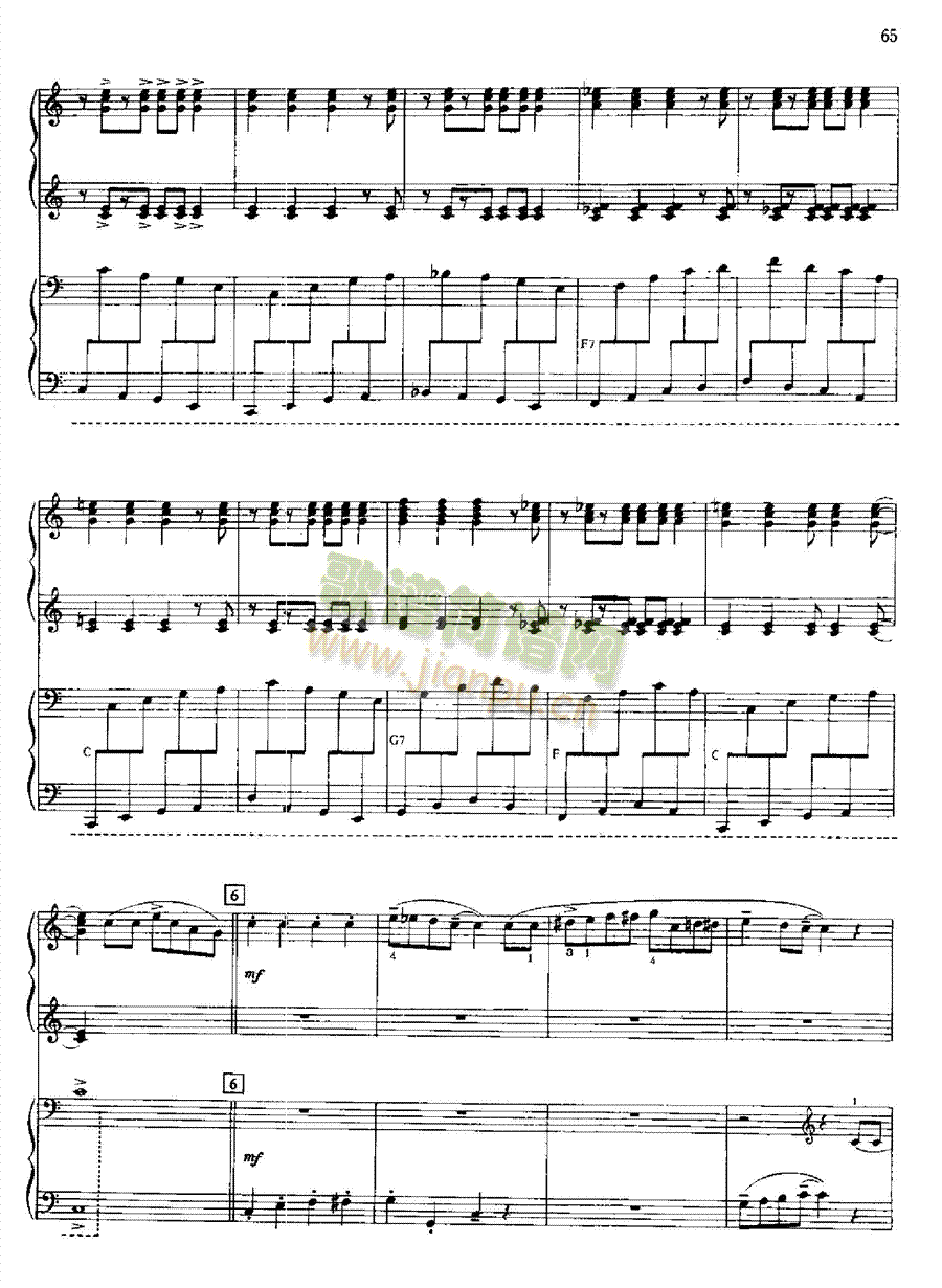 转圈摇滚键盘类钢琴(其他乐谱)5