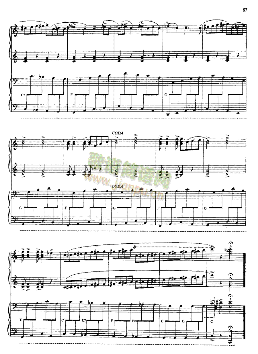 转圈摇滚键盘类钢琴(其他乐谱)7