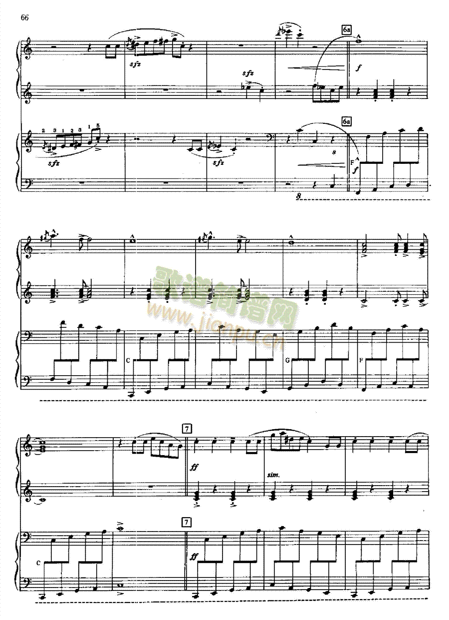 转圈摇滚键盘类钢琴(其他乐谱)6