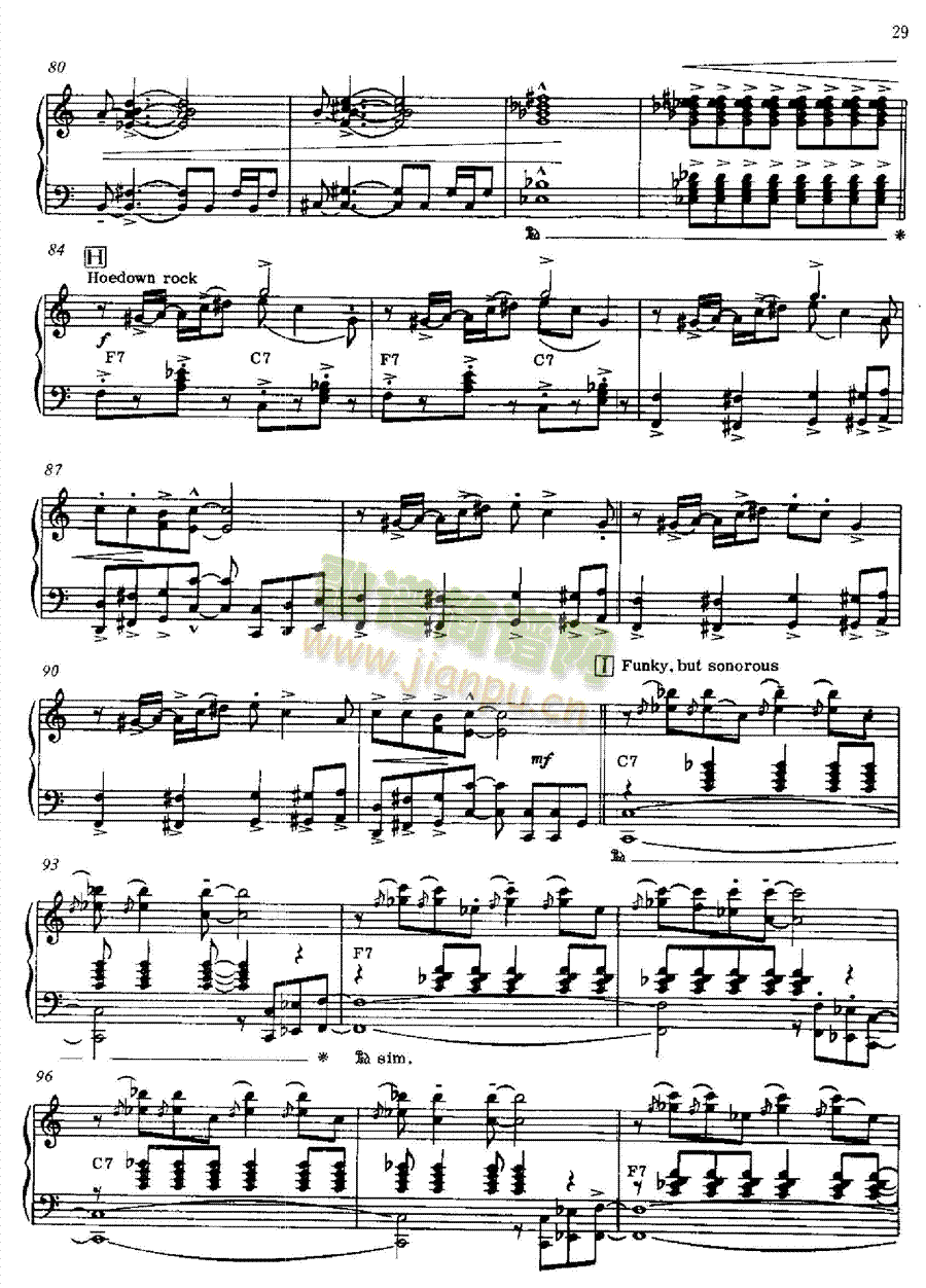 猎狗、泔脚、霍当舞！键盘类钢琴(其他乐谱)5