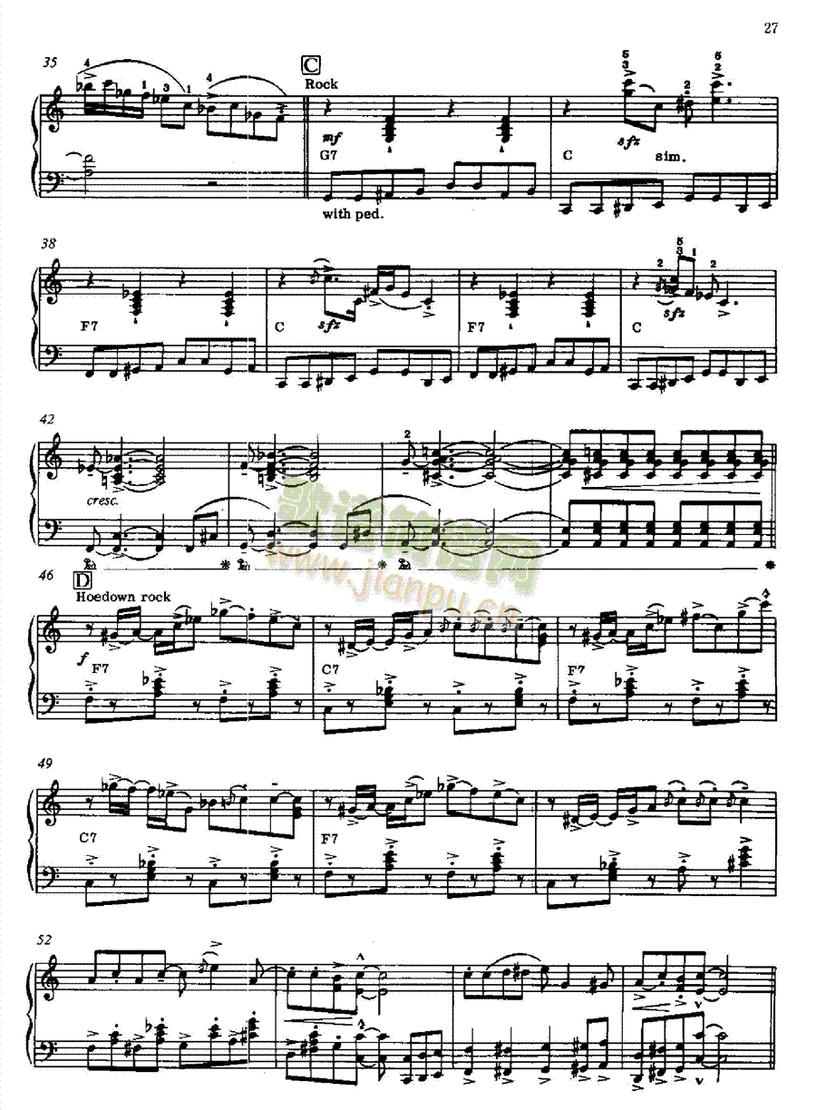 猎狗、泔脚、霍当舞！键盘类钢琴(其他乐谱)3