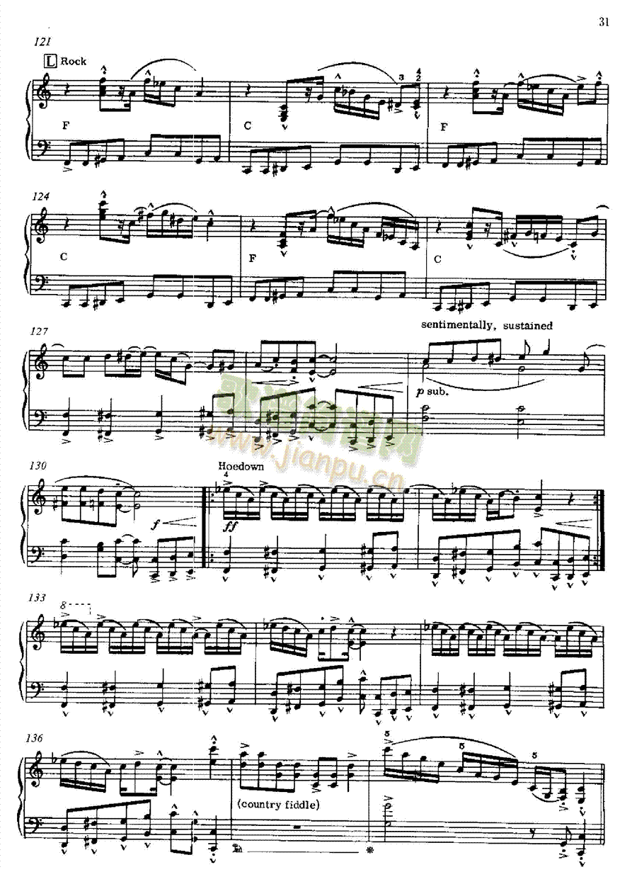 猎狗、泔脚、霍当舞！键盘类钢琴(其他乐谱)7