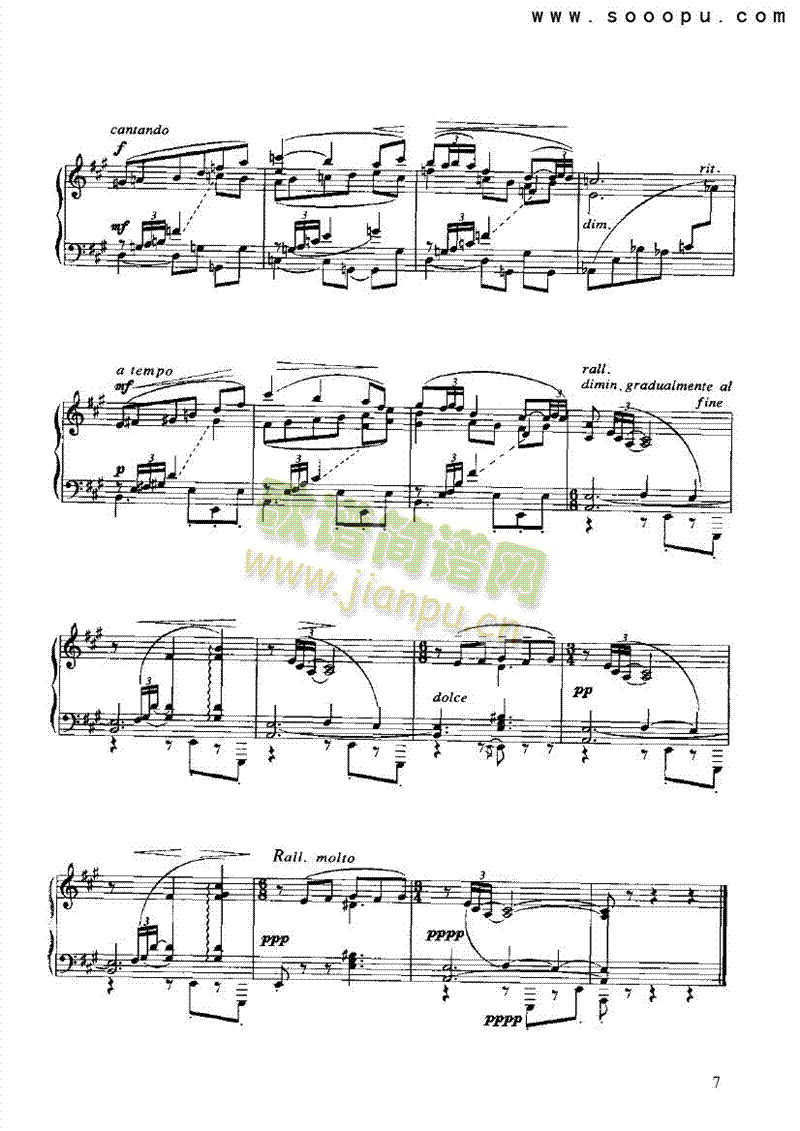 古巴舞键盘类钢琴(其他乐谱)7