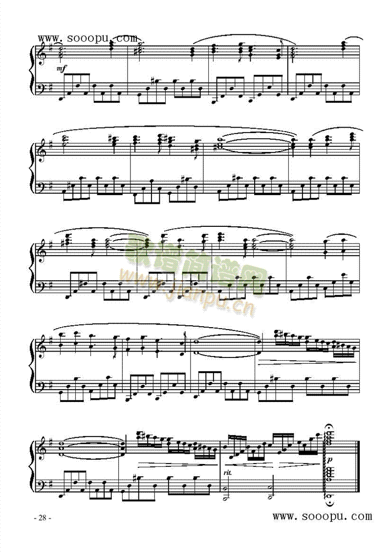 出埃及记键盘类钢琴(其他乐谱)3