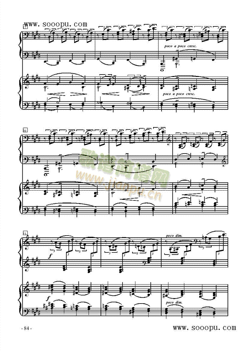 #C小调前奏曲—双钢琴键盘类钢琴(其他乐谱)3