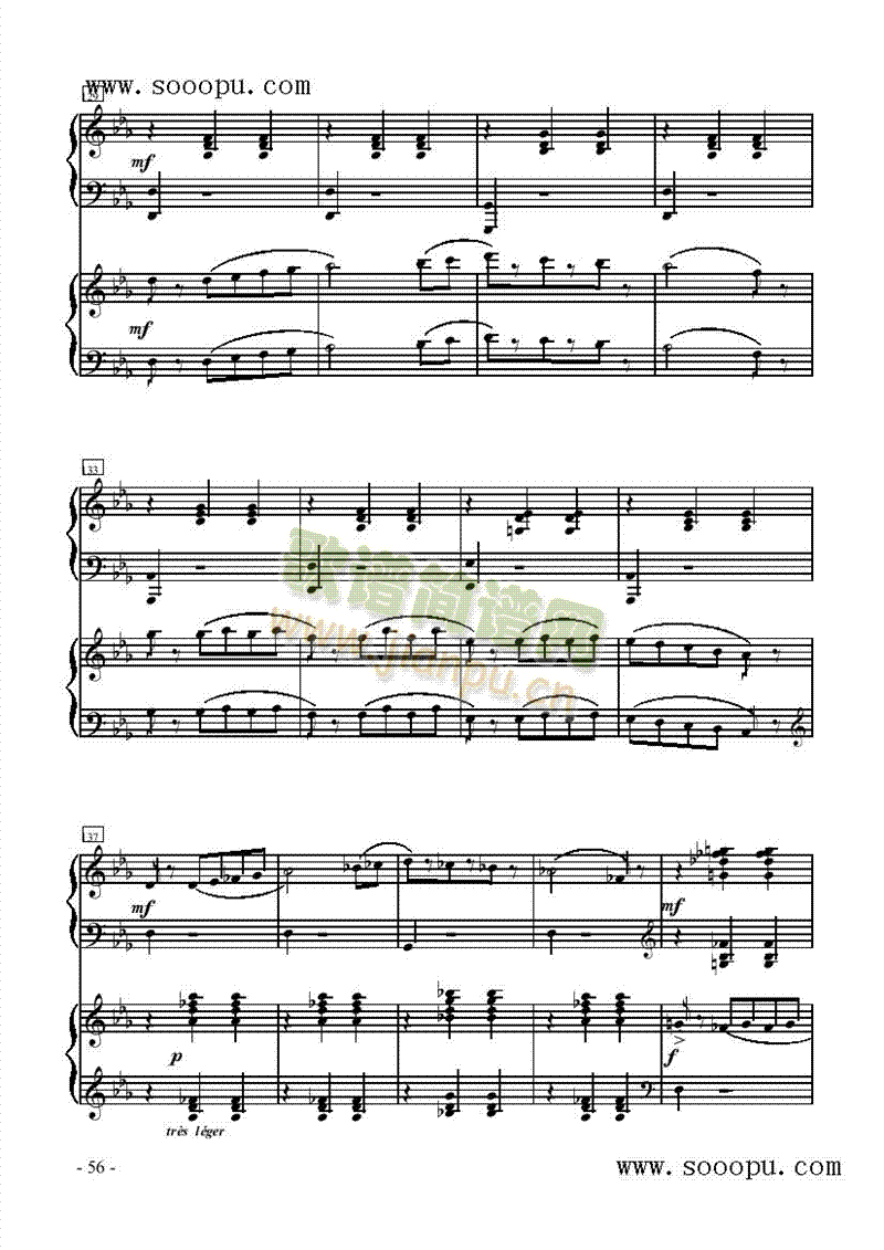 奔赴西泰尔—双钢琴键盘类钢琴(其他乐谱)9