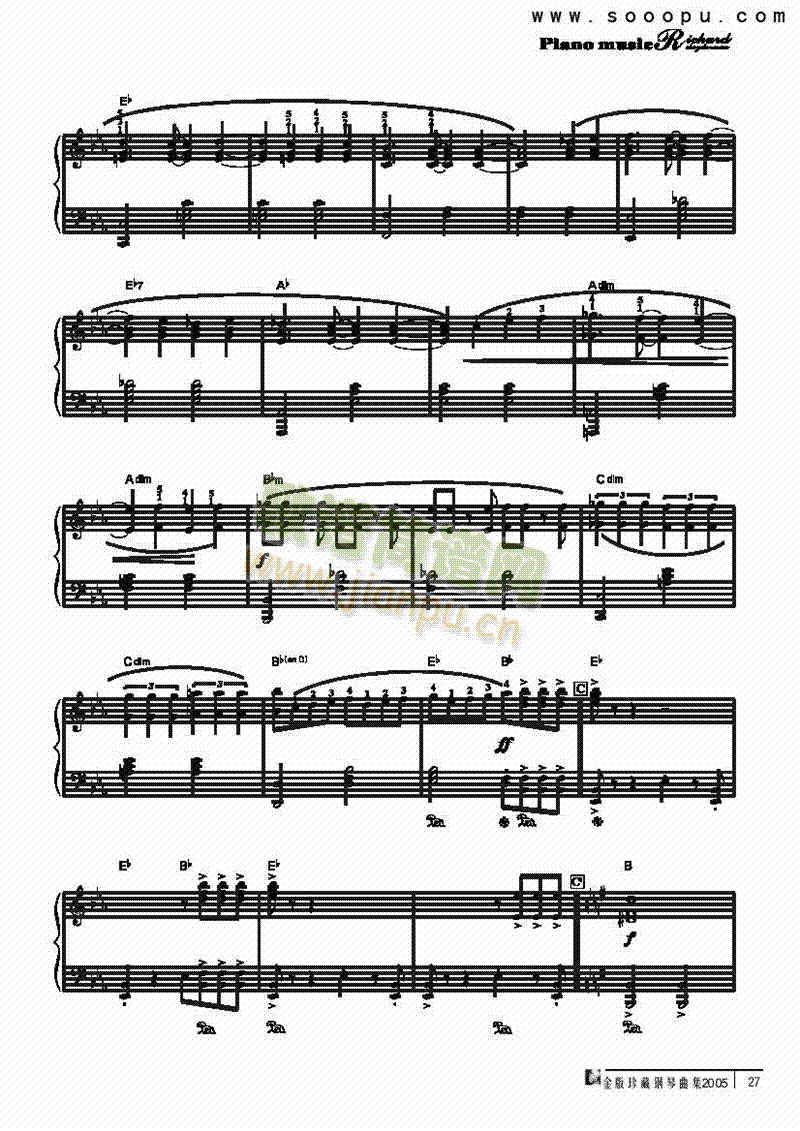命运80键盘类钢琴(其他乐谱)3