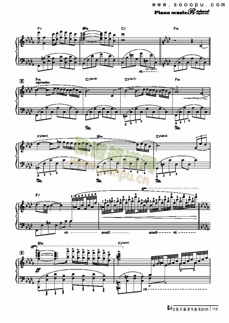 美好的恋情键盘类钢琴(其他乐谱)3