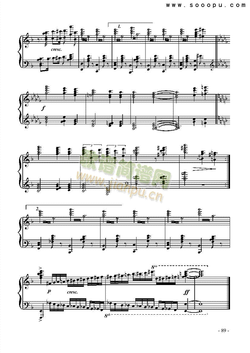 法国舞曲键盘类钢琴(其他乐谱)3