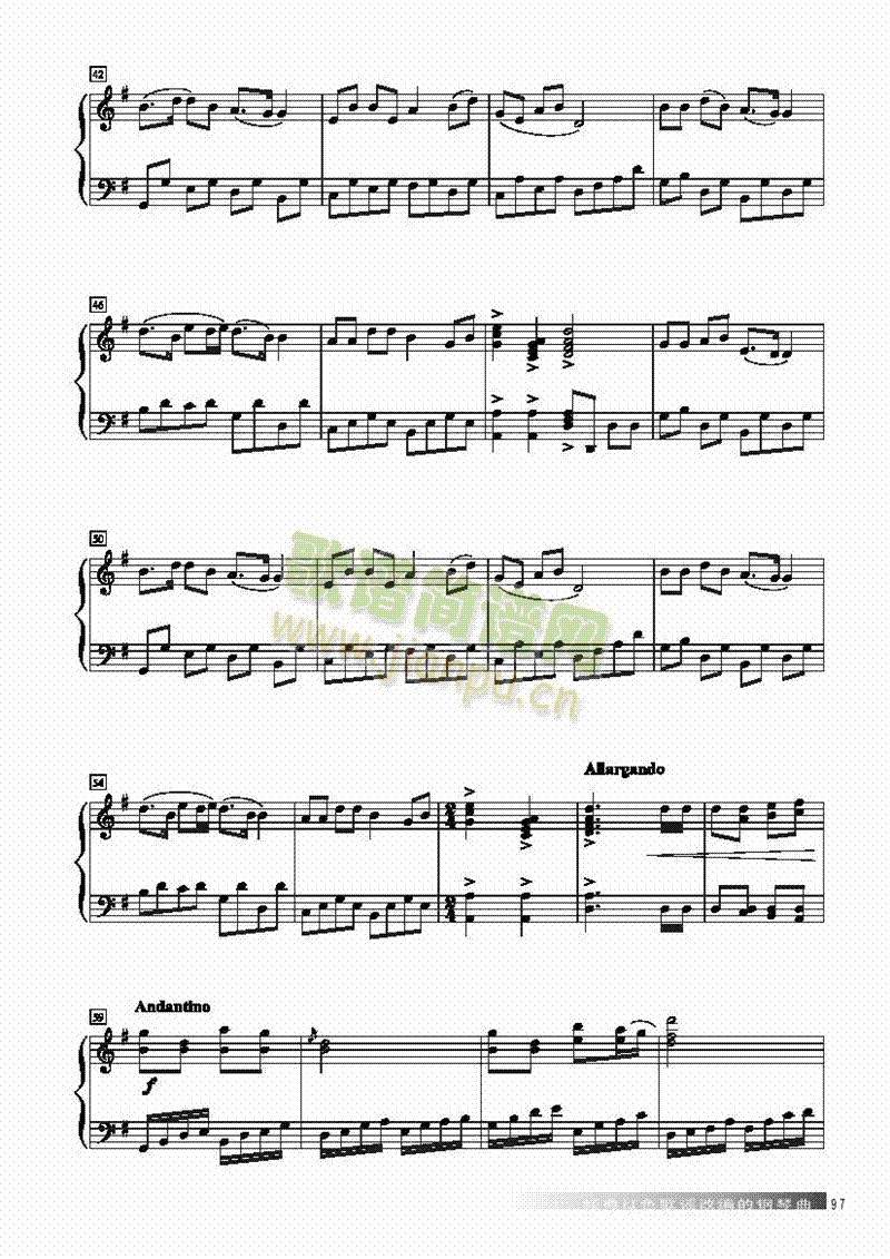 太阳最红，毛主席最亲键盘类钢琴(其他乐谱)3