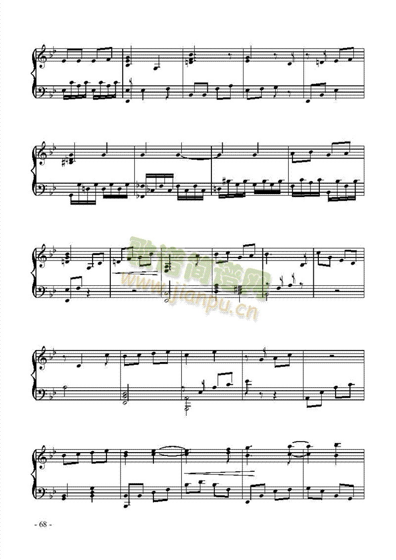 如果我曾离开你键盘类钢琴(其他乐谱)6