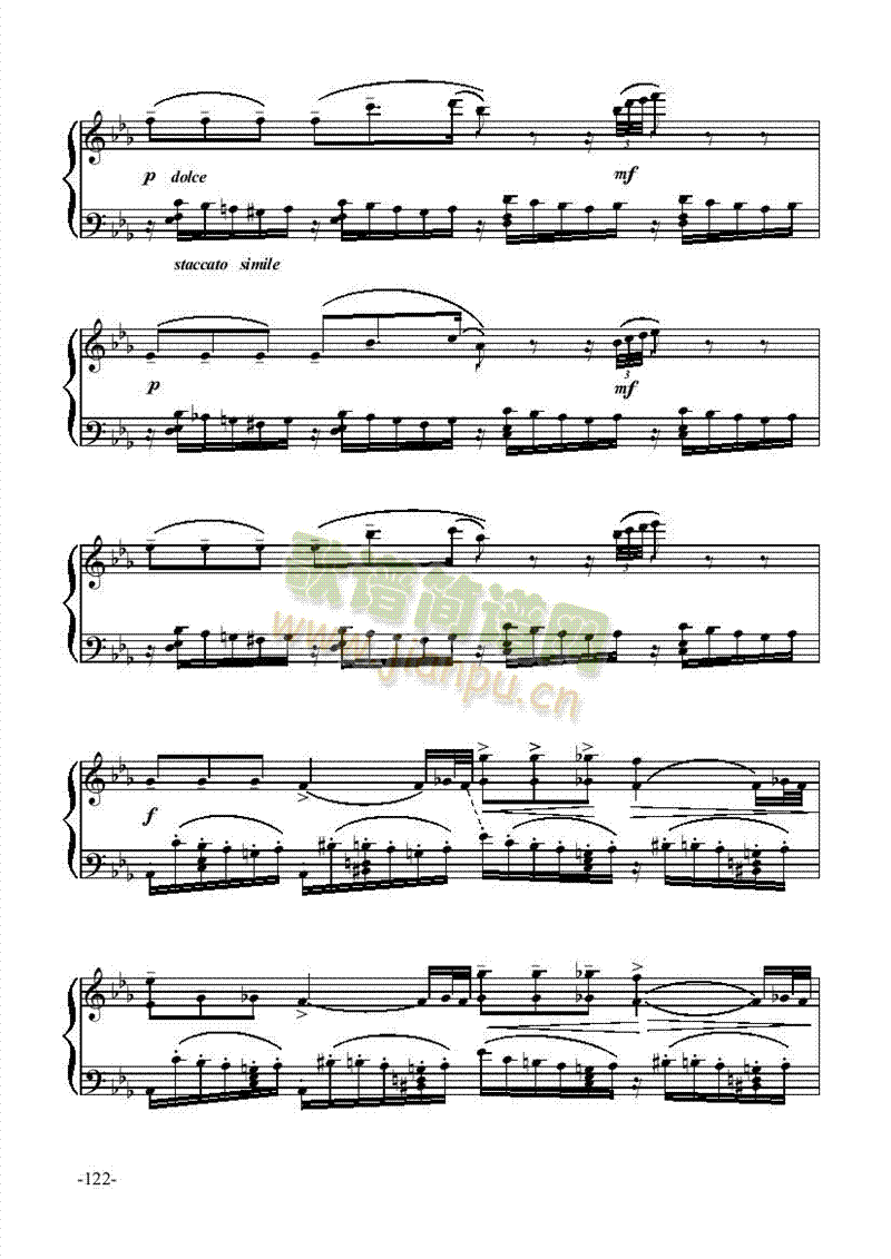 柔板－舞剧键盘类钢琴(其他乐谱)6