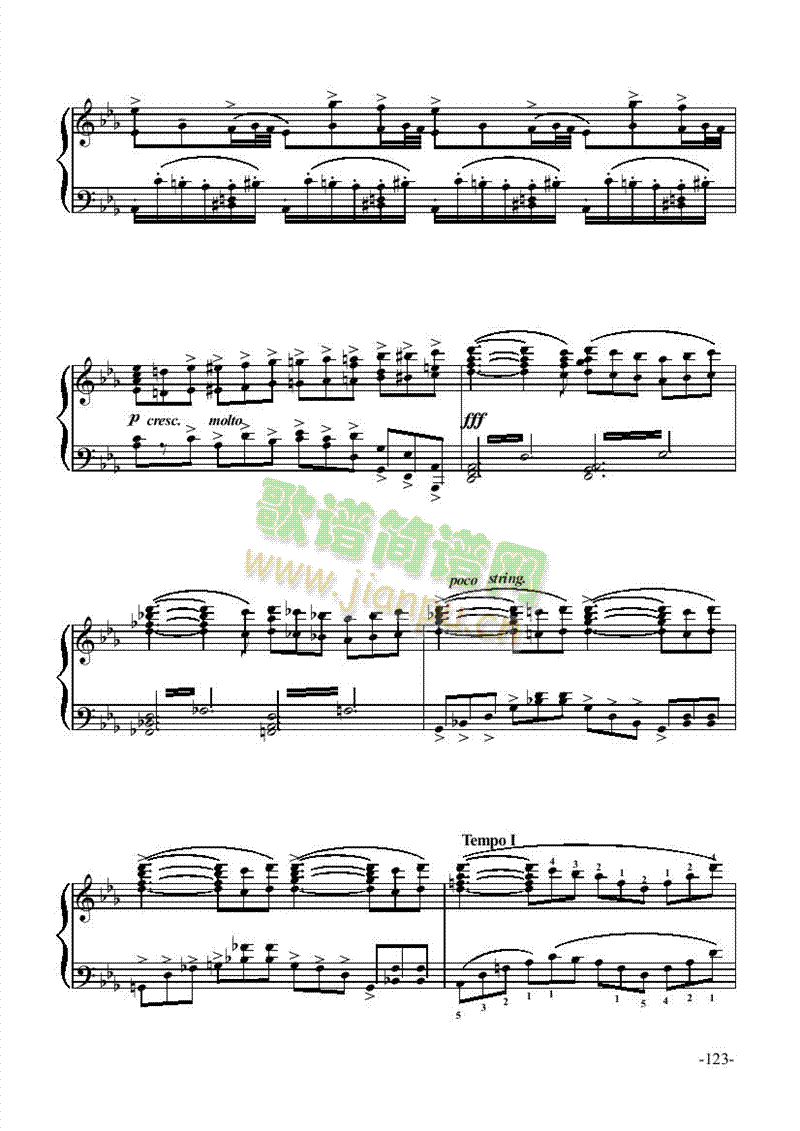 柔板－舞剧键盘类钢琴(其他乐谱)7